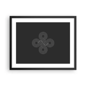 Plakat w czarnej ramie - W duchu celtyckim - 50x40 cm