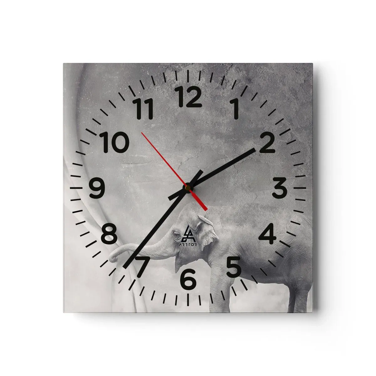 Zegar ścienny - Odsłonić tajemnicę - 40x40 cm