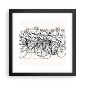 Plakat w czarnej ramie - Wespół w zespół - 30x30 cm