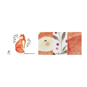 Fototapeta Próbka Premium Canvas - Mały rudzielec - Dla Dzieci, Lis, Bajka - 100x30 cm