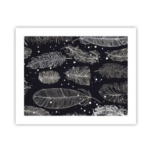 Plakat - Pierzasta koronka - 50x40 cm