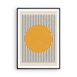 Plakat w czarnej ramie - Siła prostoty - 70x100 cm