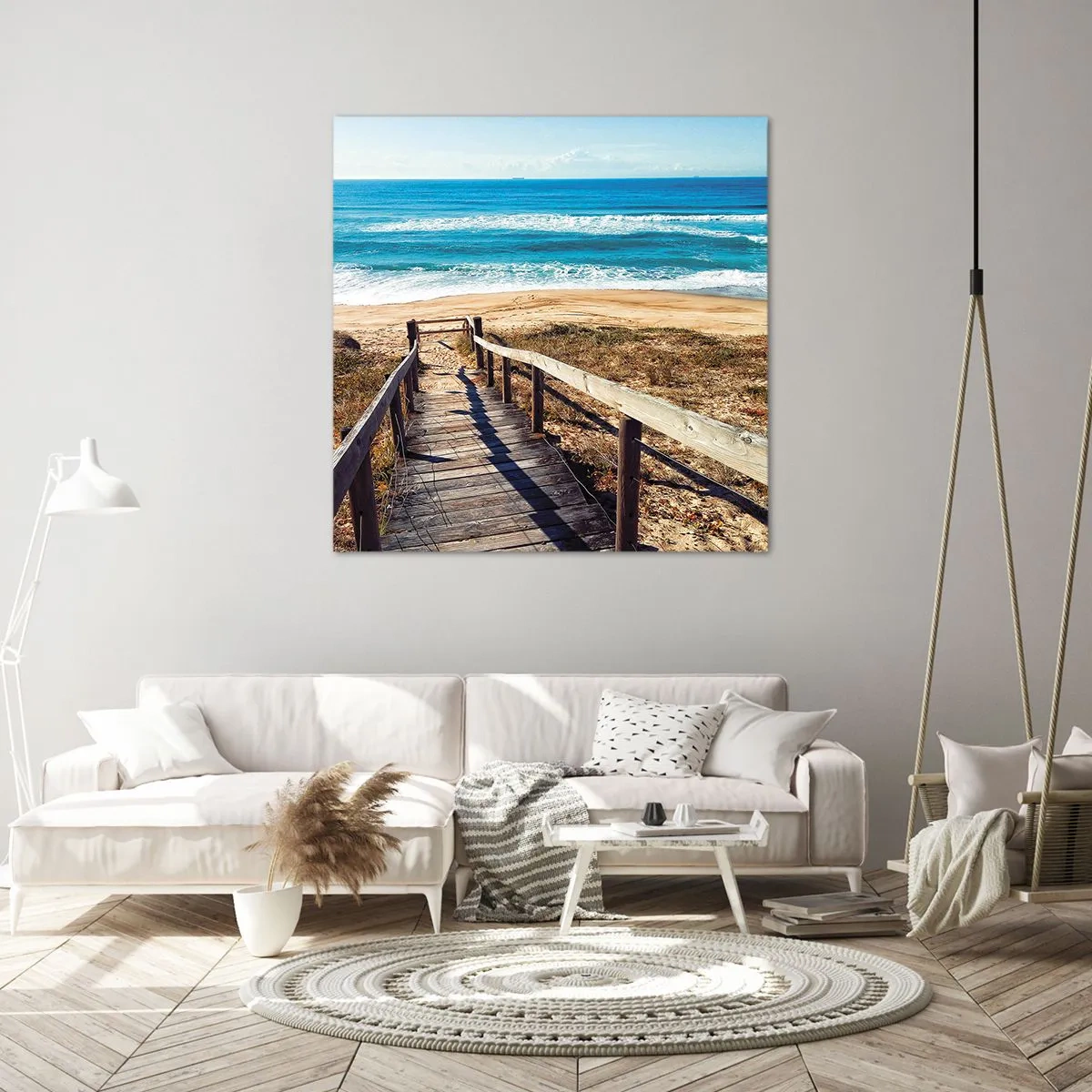 Obraz na płótnie - Biegnij! - 70x70 cm