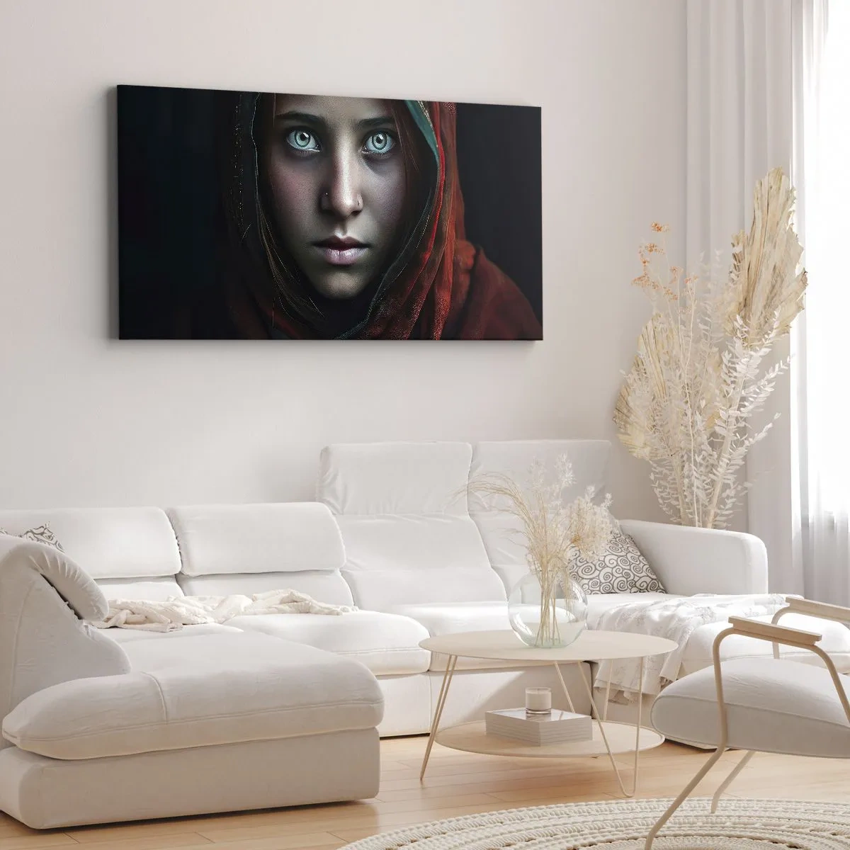 Obraz na płótnie - Wschodnia księżniczka - 100x40 cm