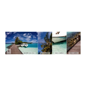 Fototapeta Próbka Standard Eco - A jednak raj istnieje - Krajobraz, Raj, Morze - 100x30 cm