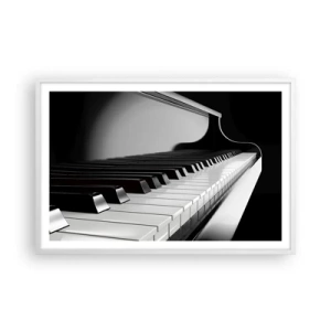 Plakat w białej ramie - Harmonia kształtów i barw - 91x61 cm
