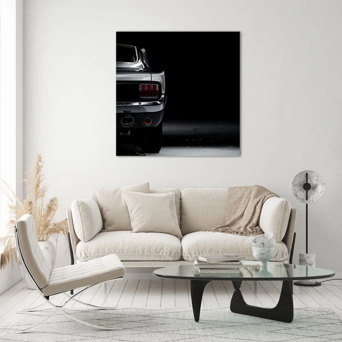 Obraz na szkle - Czar klasyki - 50x50 cm