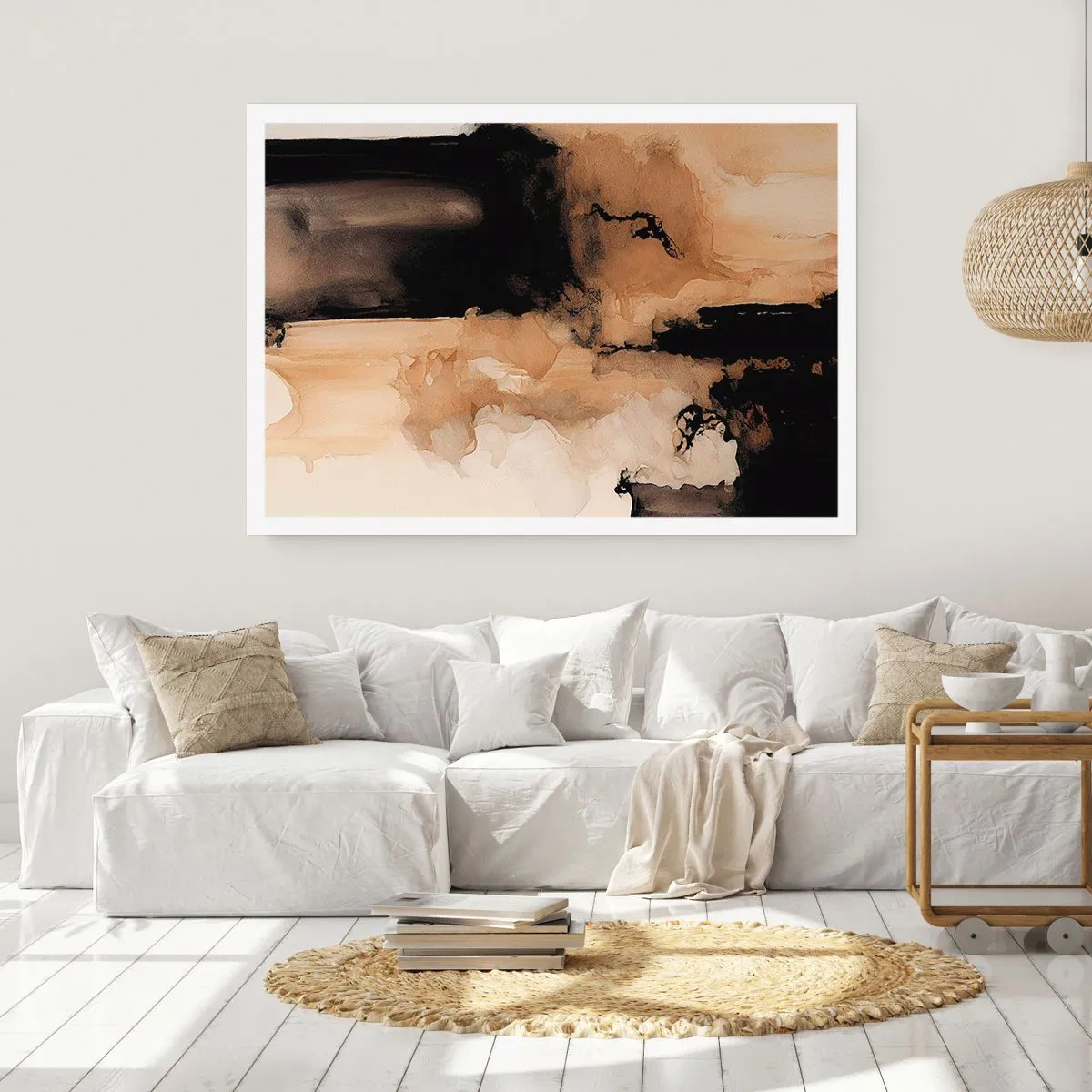 Plakat - Abstrakcja intrygująca - 70x50 cm