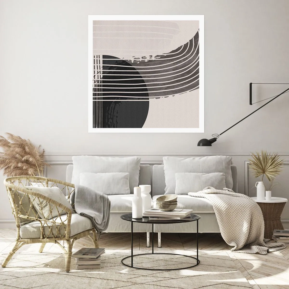 Plakat - Tam i z powrotem - 30x30 cm