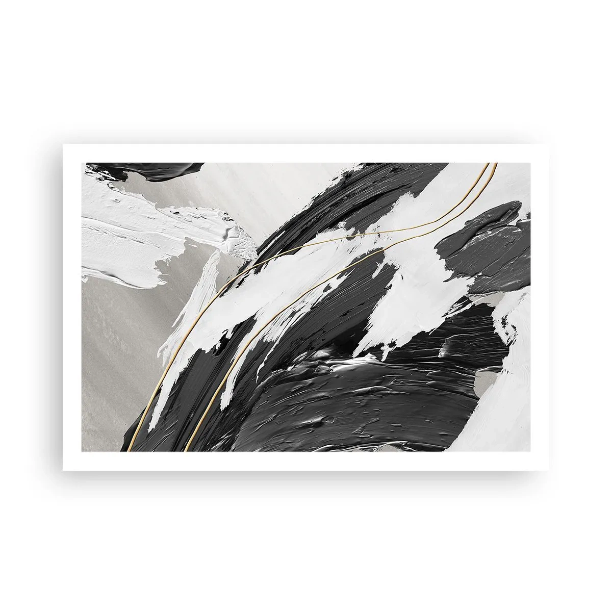 Plakat - Abstrakcja z rozmachem - 91x61 cm