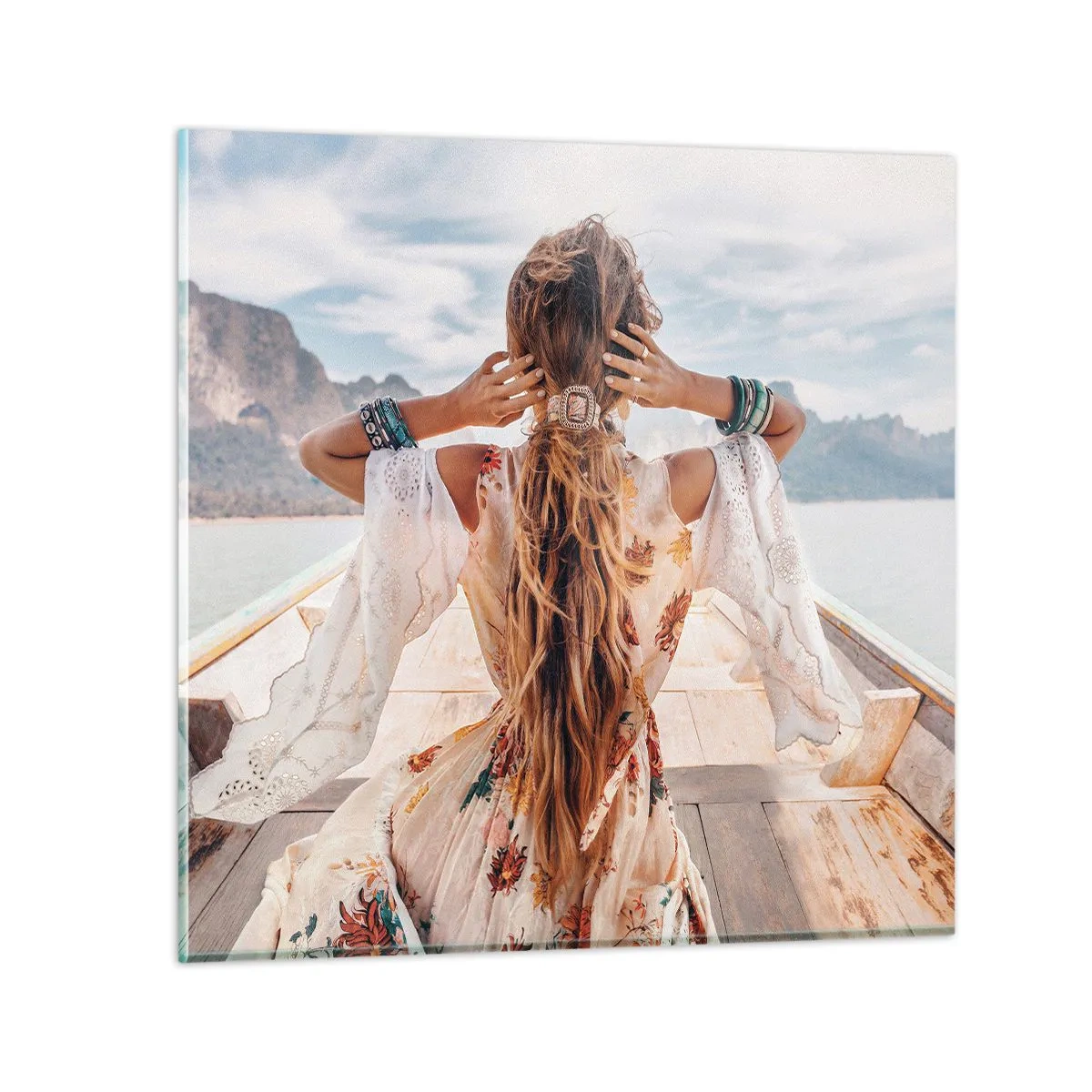 Obraz na szkle - W drodze ku szczęściu - 60x60 cm