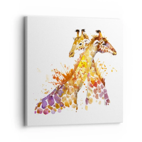 Obraz na płótnie - Czy to jest przyjaźń czy to jest kochanie? - 30x30 cm