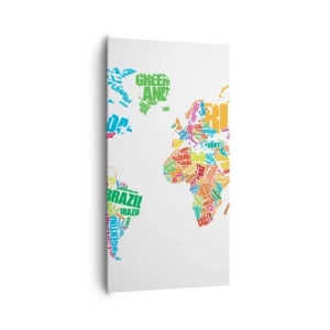 Obraz na płótnie - Chcę poznać wszystkie - 65x120 cm