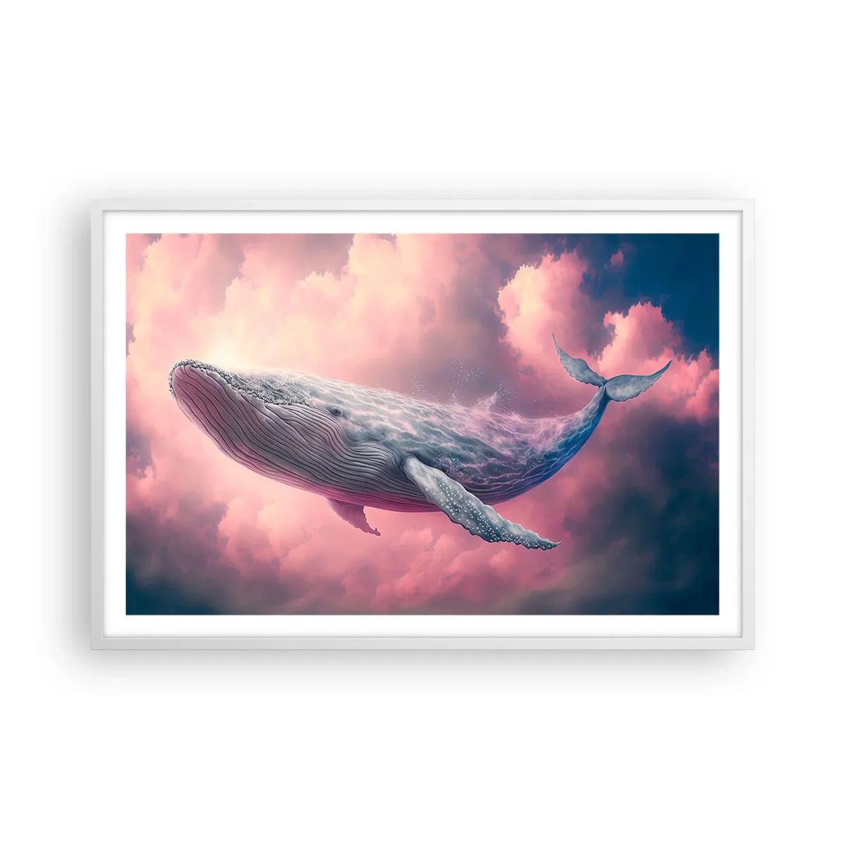 Plakat w białej ramie - Przetrzyj oczy - 91x61 cm