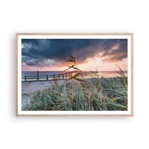 Plakat w ramie jasny dąb - Nie przemija z wiatrem - 100x70 cm
