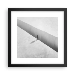 Plakat w czarnej ramie - Jasny cel - 30x30 cm