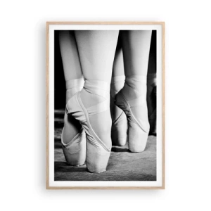 Plakat w ramie jasny dąb - Razem, lekko - 70x100 cm