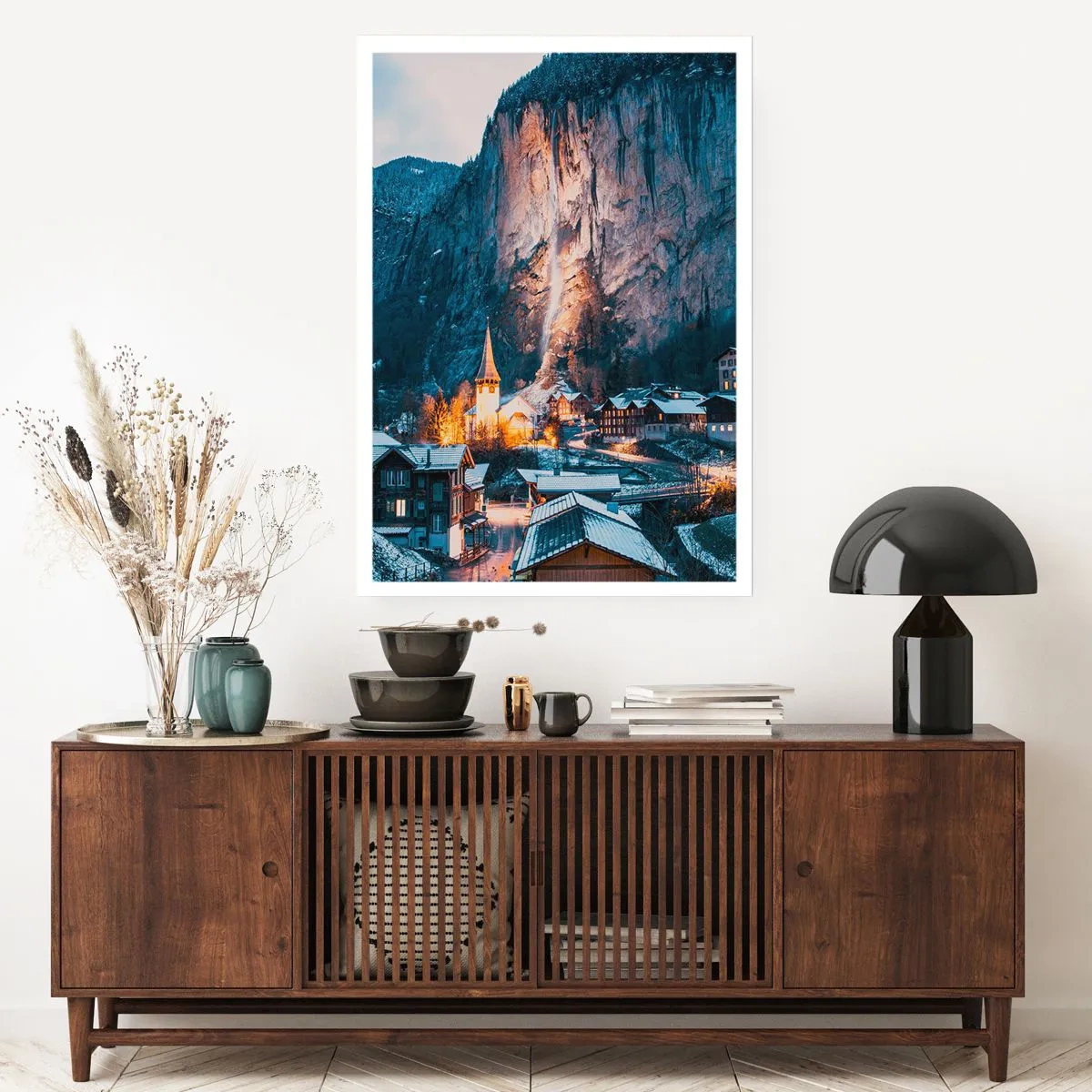 Plakat - Świetlisty duch zimy - 30x40 cm