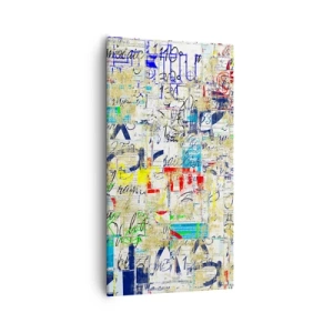 Obraz na płótnie - Po prostu cieszy oczy - 55x100 cm