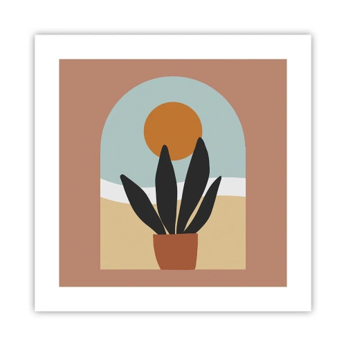 Plakat - Drobne radości - 40x40 cm