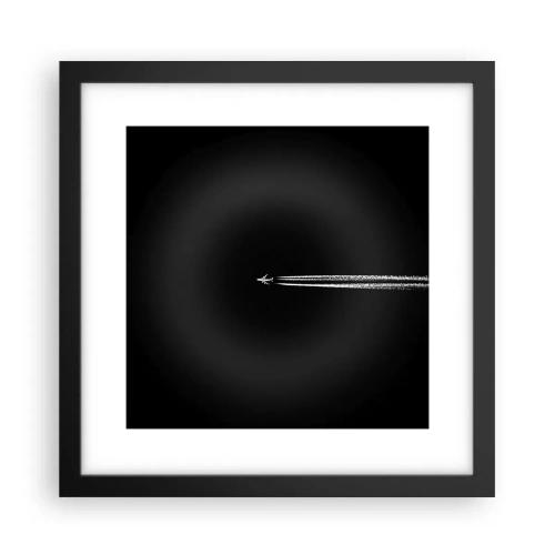 Plakat w czarnej ramie - W inny wymiar - 30x30 cm