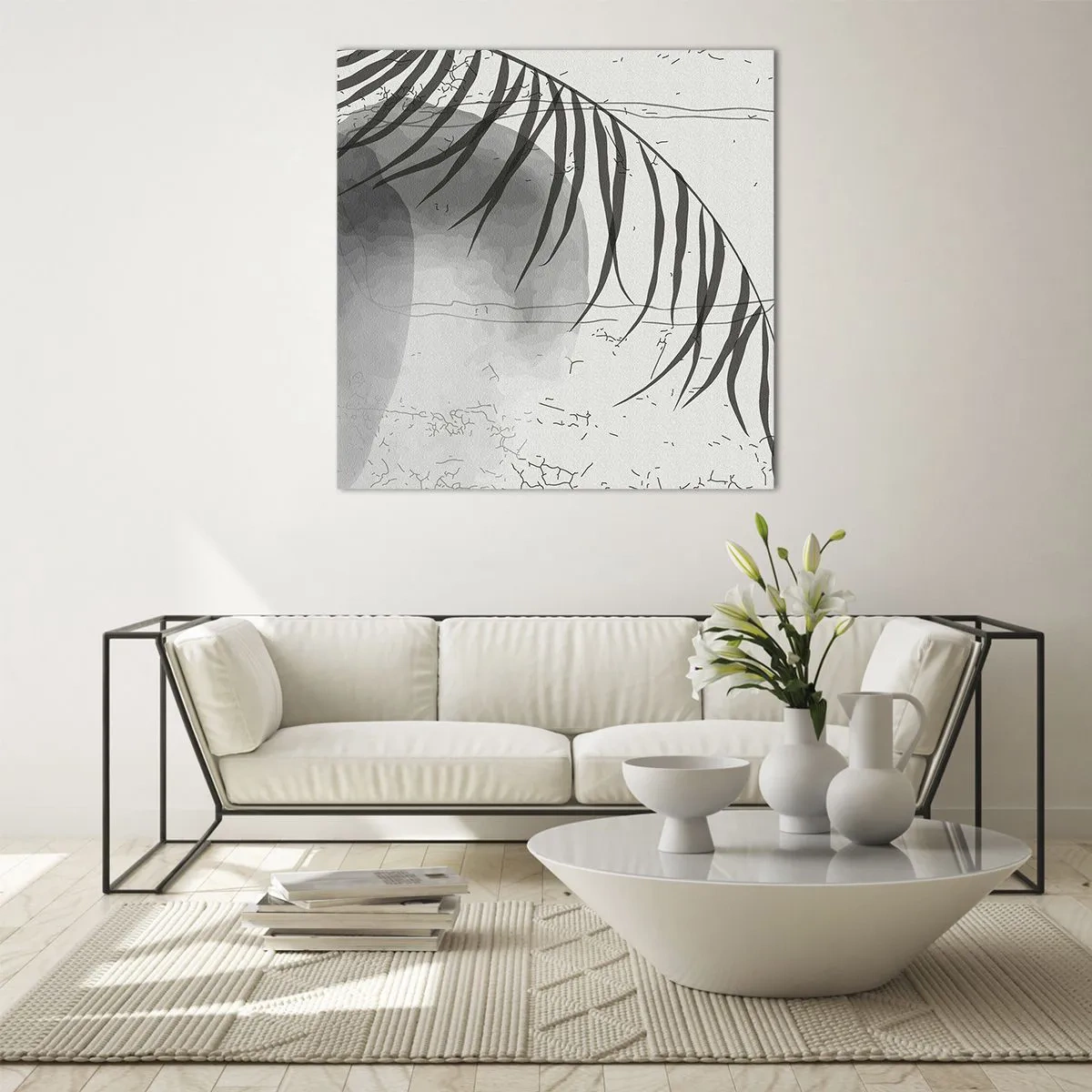 Obraz na szkle - Subtelna egzotyka natury - 70x70 cm