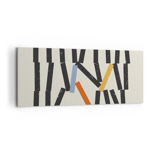 Obraz na płótnie - Domino – kompozycja - 100x40 cm