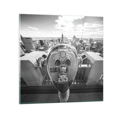 Obraz na szkle - Miasto nad miastami - 30x30 cm