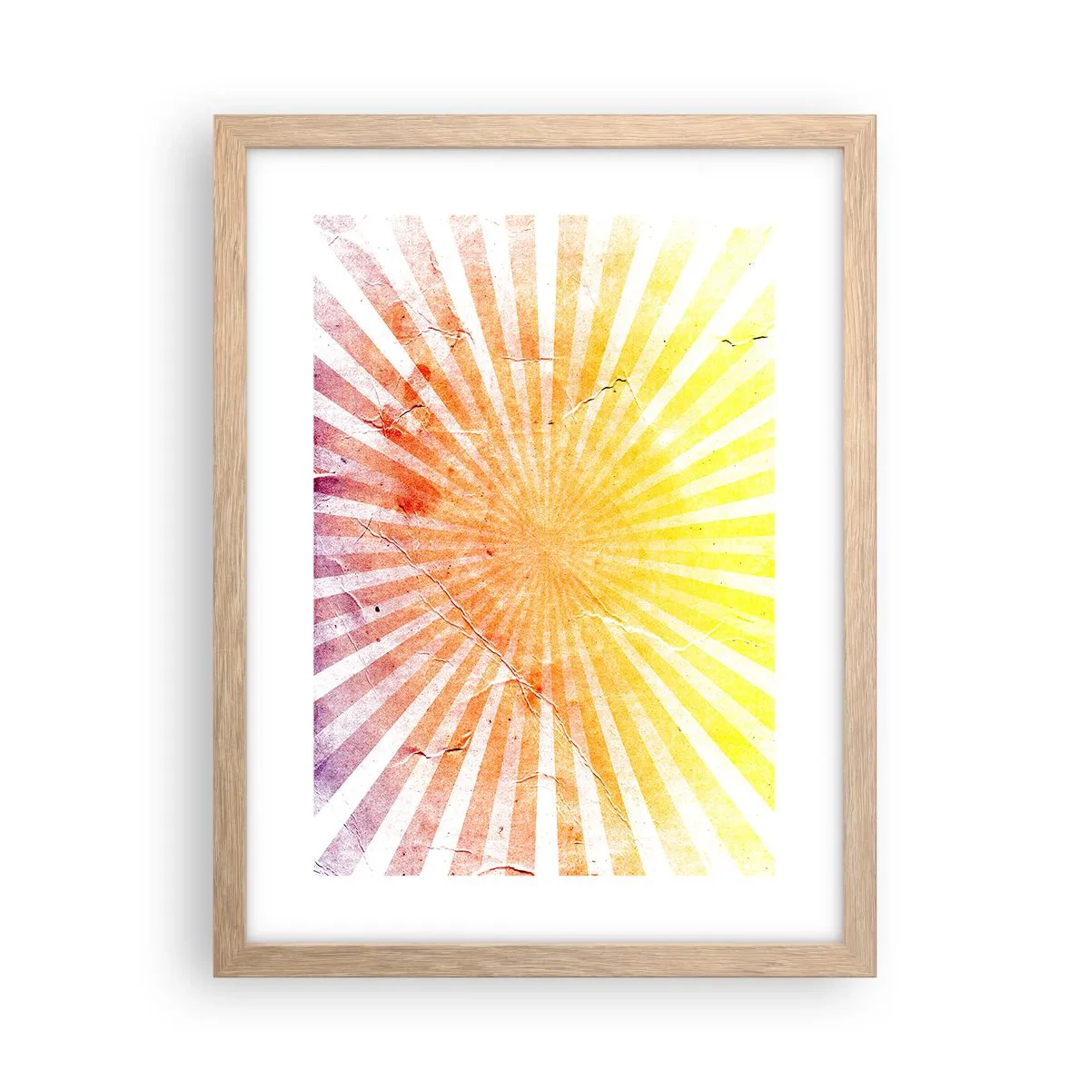 Plakat w ramie jasny dąb - Wschody i zachody - 30x40 cm