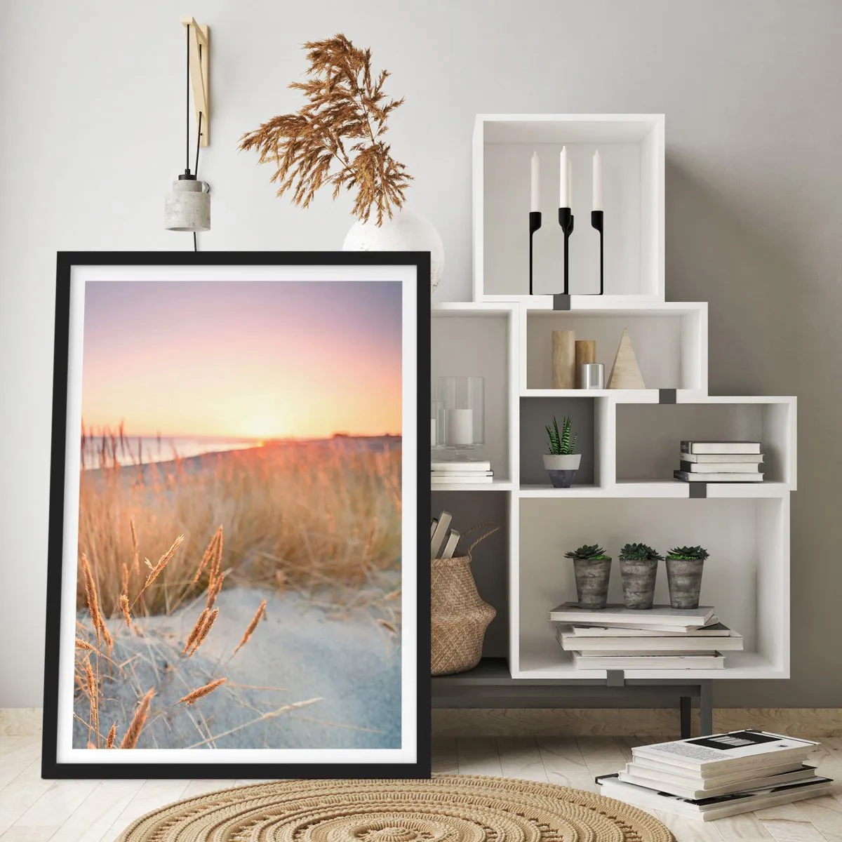 Plakat w czarnej ramie - Bałtycka kołysanka - 30x40 cm