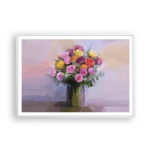 Plakat w białej ramie - Zatrzymane piękno - 100x70 cm