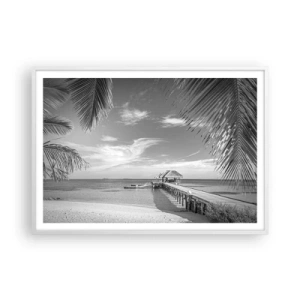 Plakat w białej ramie - Wspomnienie czy marzenie? - 100x70 cm