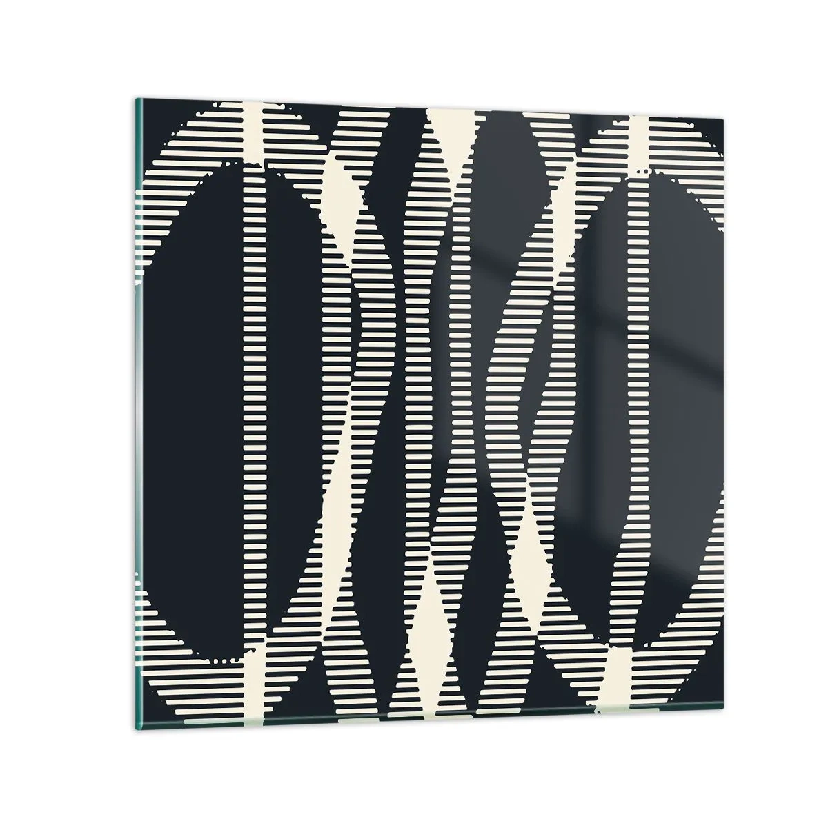 Obraz na szkle - Próba przełamania ciemności - 40x40 cm