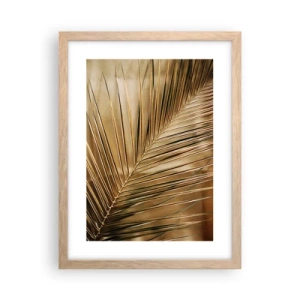 Plakat w ramie jasny dąb - Naturalna kolumnada - 30x40 cm