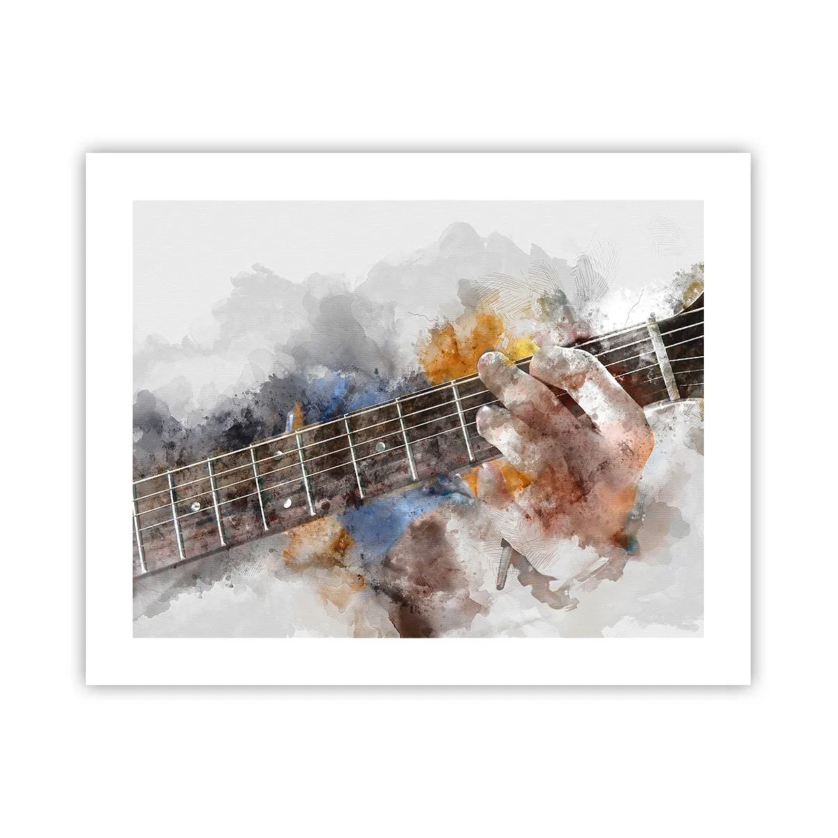 Plakat - Poezja między strunami - 50x40 cm