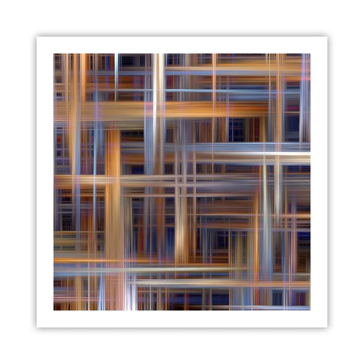 Plakat - Utkane ze światła - 60x60 cm