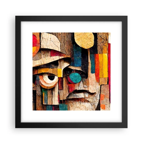 Plakat w czarnej ramie - Widzę cię… - 30x30 cm