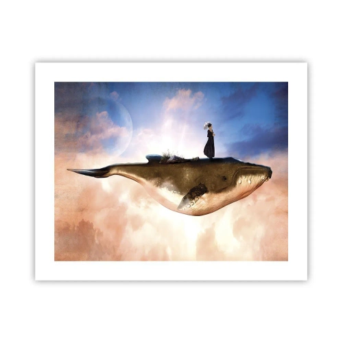 Plakat - Nadrealna podróż - 50x40 cm