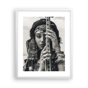 Plakat w białej ramie - Sama muzyka orientu - 40x50 cm