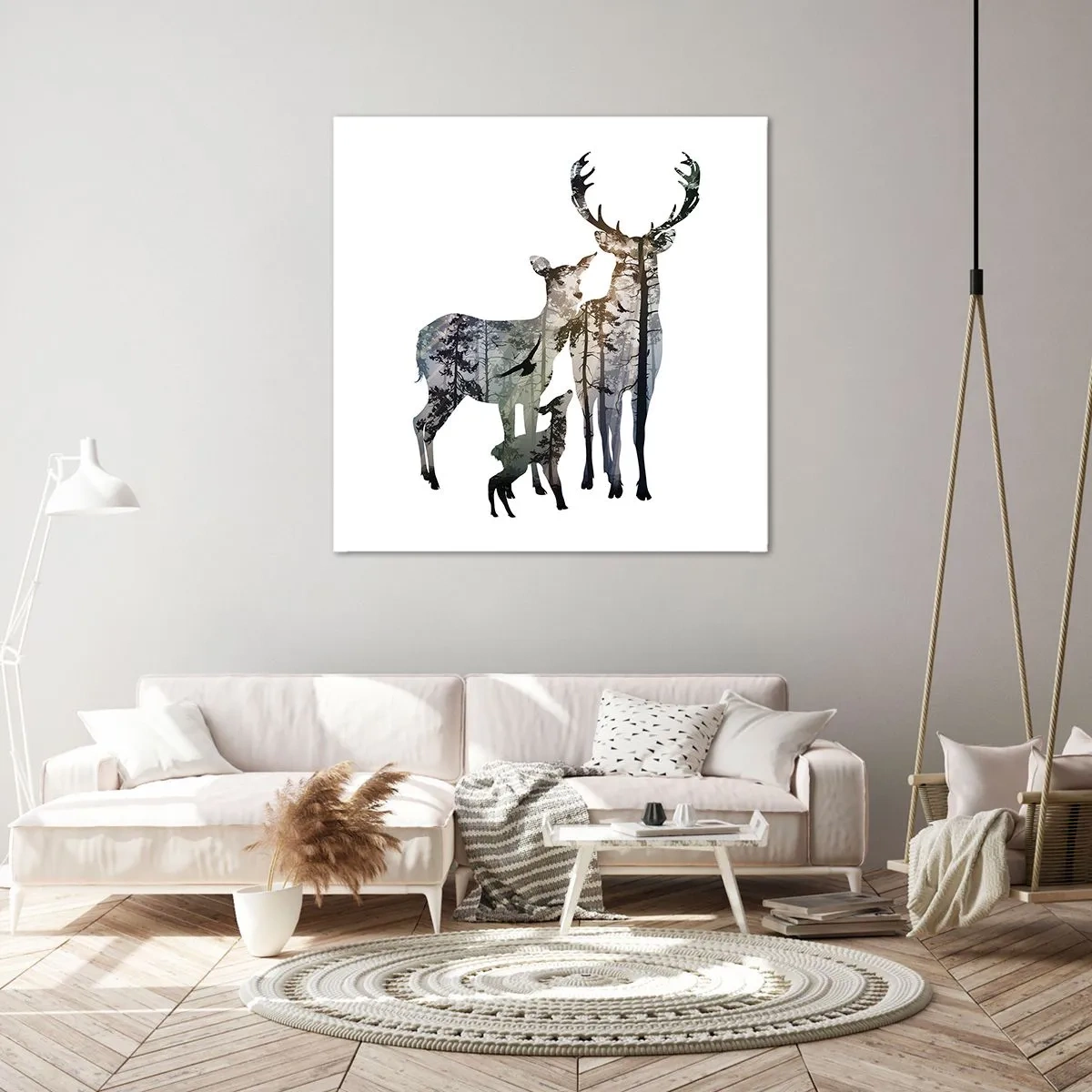 Obraz na płótnie - Rodzinna fotografia - 50x50 cm