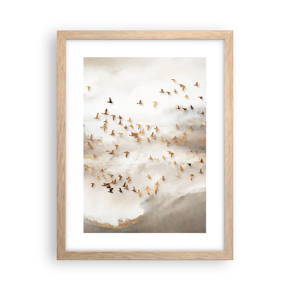 Plakat w ramie jasny dąb - Już czas… - 30x40 cm