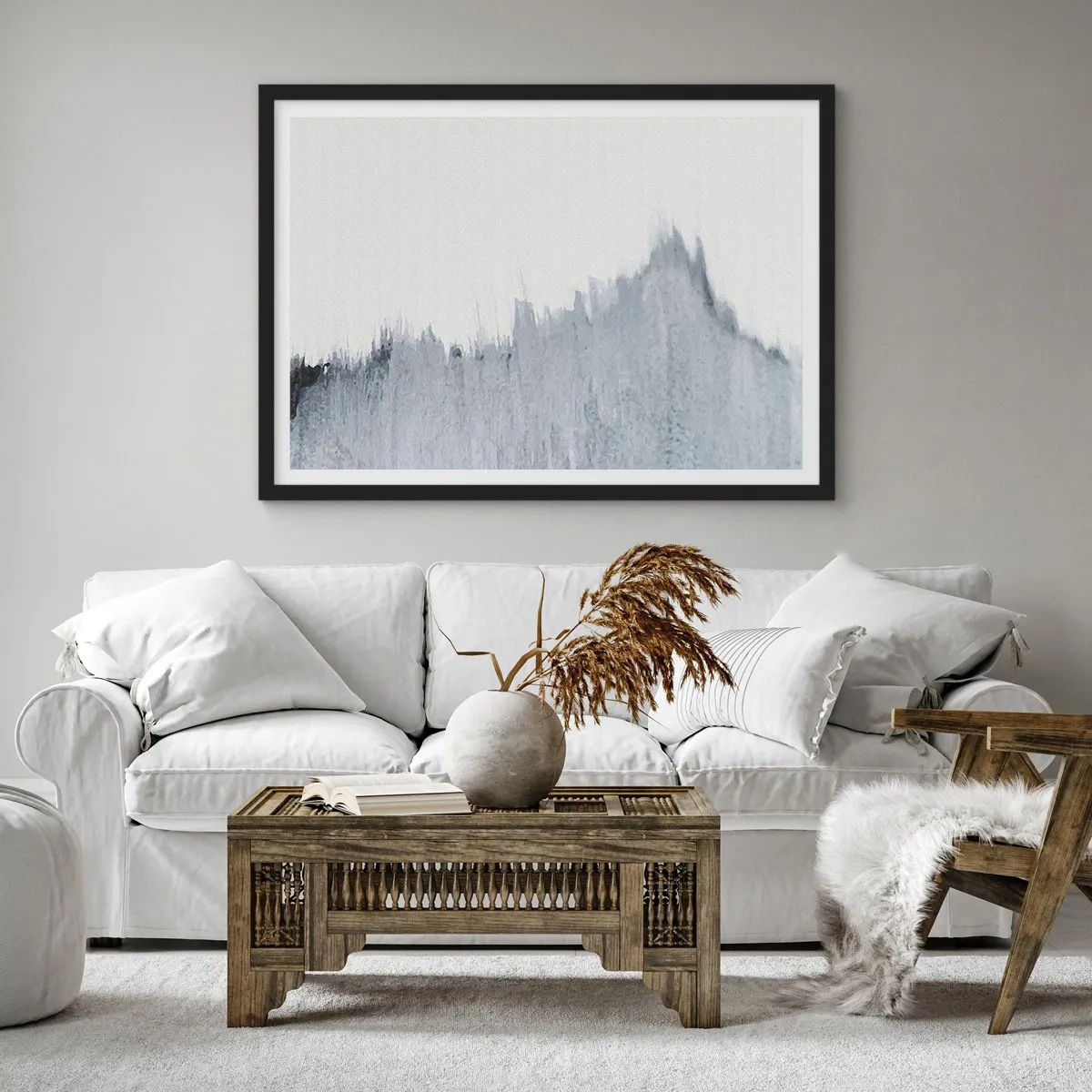 Plakat w czarnej ramie - Tajemniczy zapis - 40x30 cm