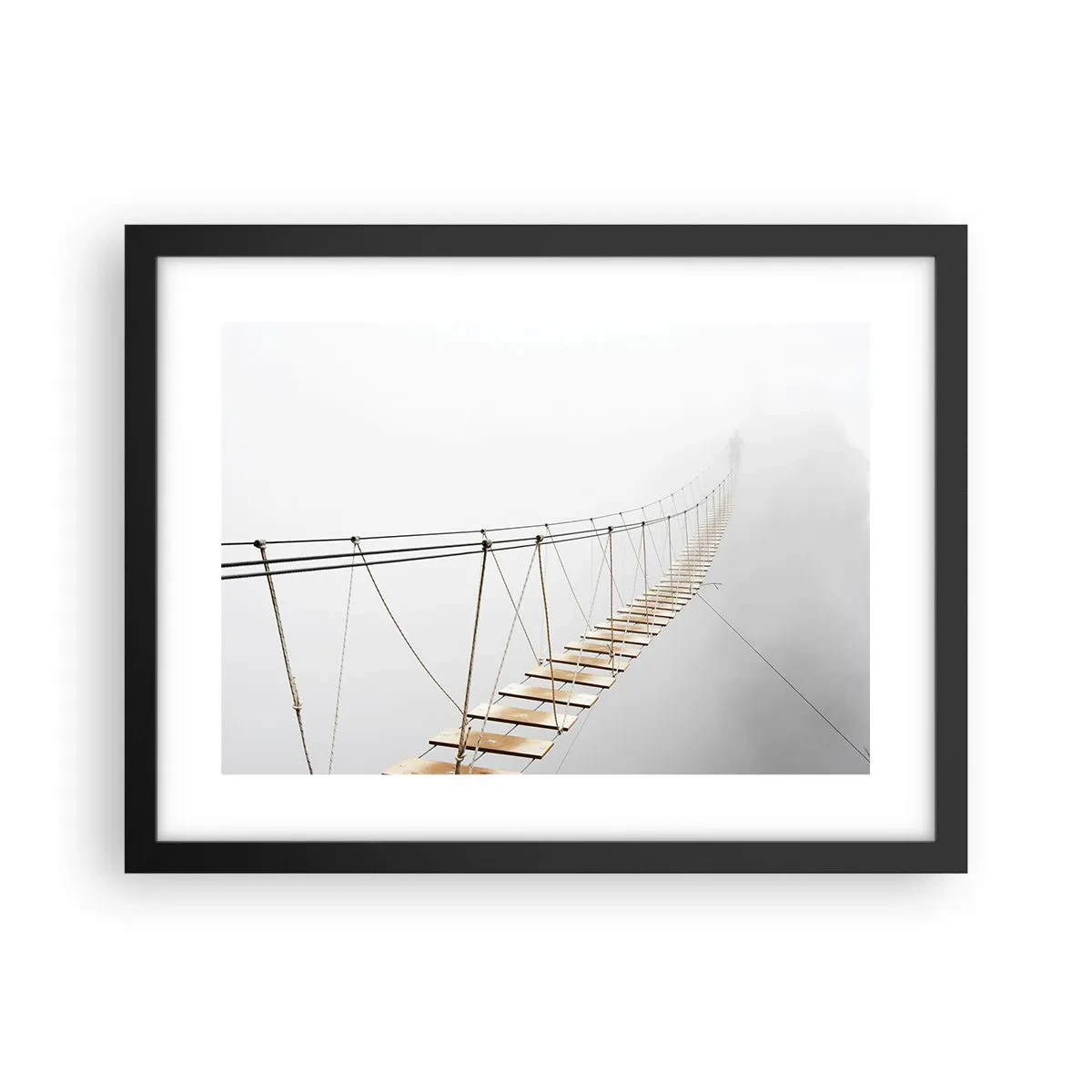 Plakat w czarnej ramie - Dokąd cię zaprowadzi? - 40x30 cm