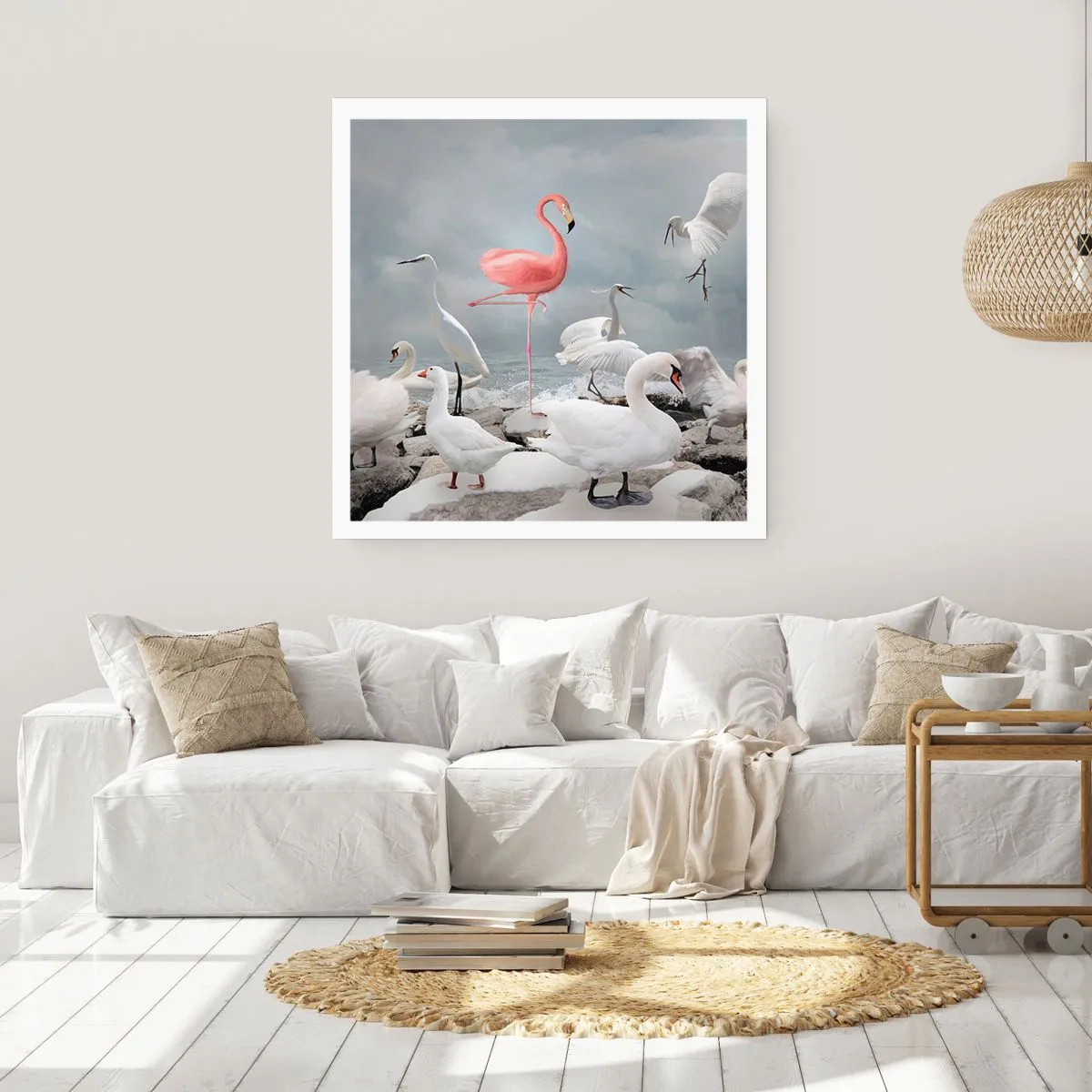 Plakat - Skąd się tu wziąłem? - 60x60 cm