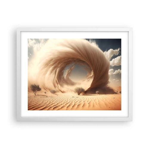 Plakat w białej ramie - Otwarty portal - 50x40 cm