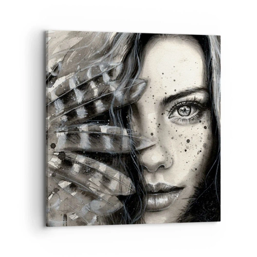Obraz na płótnie - Dzika piękność - 70x70 cm