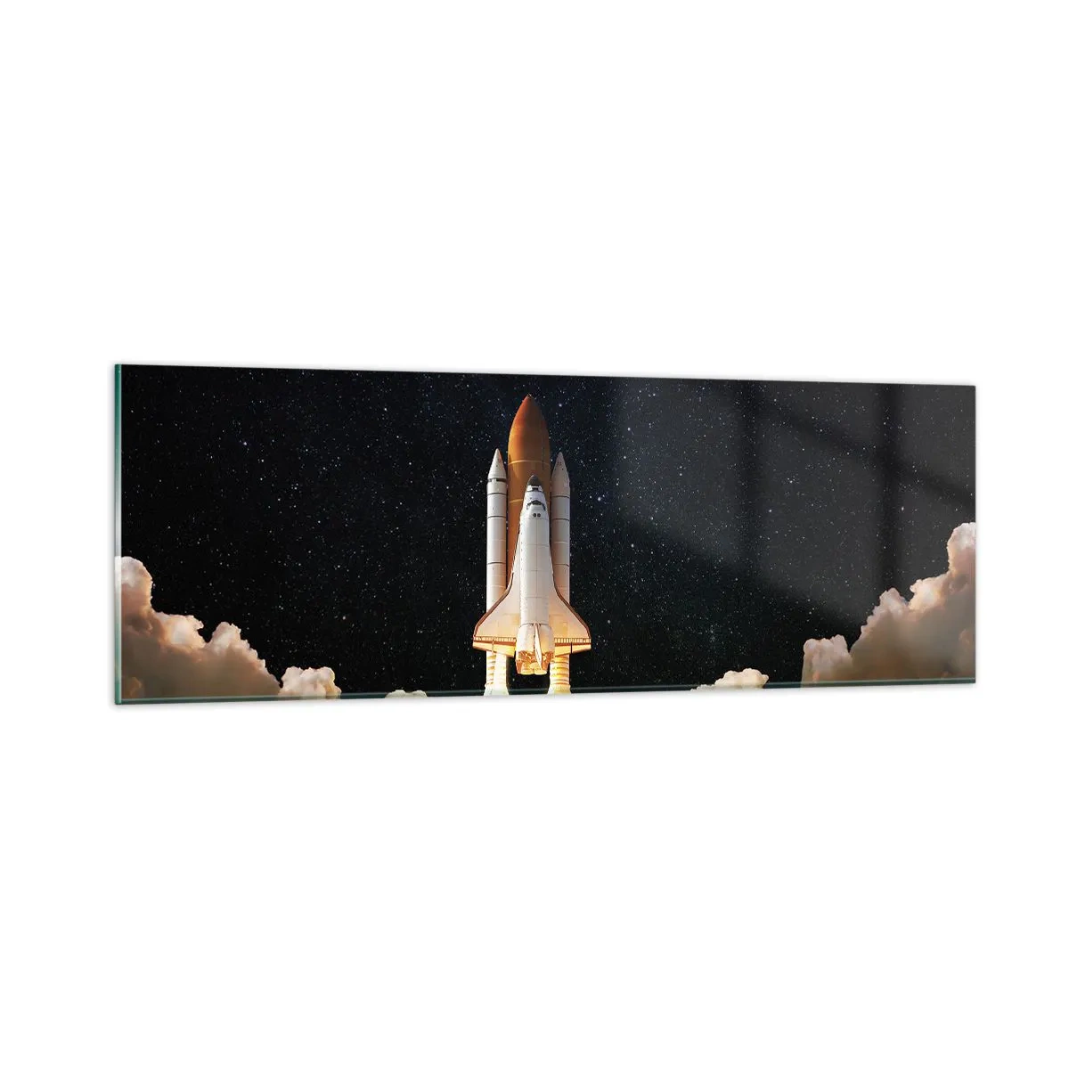 Obraz na szkle - Ad astra! - 90x30 cm