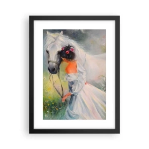 Plakat w czarnej ramie - Jak z pięknego snu - 30x40 cm