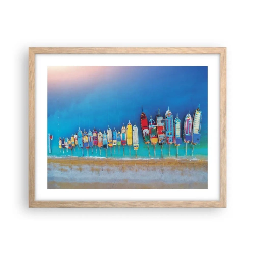 Plakat w ramie jasny dąb - Z lotu ptaka - 50x40 cm