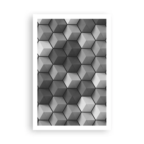 Plakat - Kubistyczna układanka - 61x91 cm